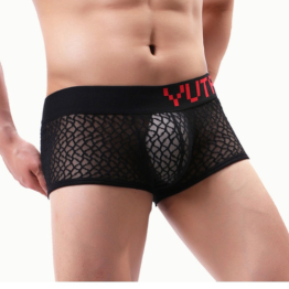 high quality transparent net menswear