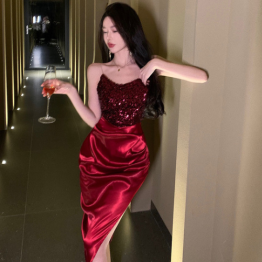 Long SEQUENCE partywear