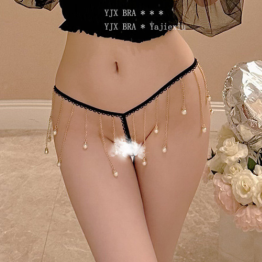 Pearl flow heart underwear women pure hot