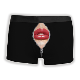 sexy men's underwear printed inside comfortable breathable boxers