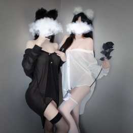 transparent shirt nighty