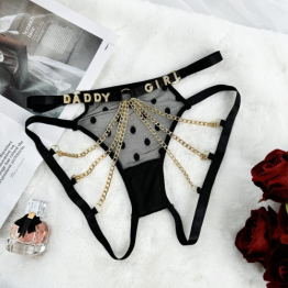 Underwear Chain Free Open File Temptation Underwear Metal Chain Rhinestone